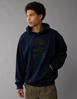 Timberland x AE Embroidered Cotton Hoodie