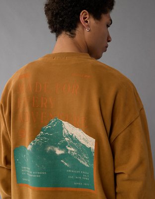 Мужские худи American Eagle Timberland x AE Crew Neck Sweatshirt — фото 3