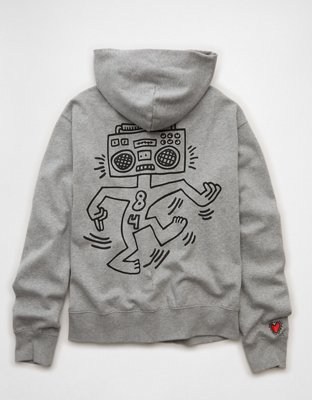 AE Keith Haring Graphic Hoodie