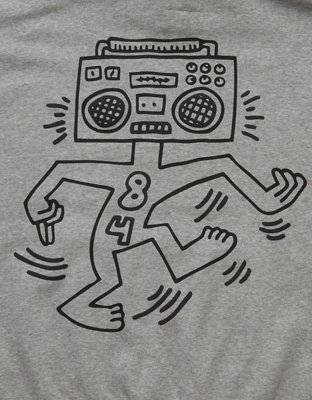 AE Keith Haring Graphic Hoodie