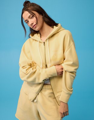 AE | Smiley® Graphic Fleece Full-Zip Sweatshirt