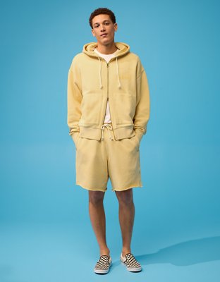AE | Smiley® Graphic Fleece Full-Zip Sweatshirt | American Eagle