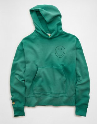 AE | Smiley® Graphic Fleece Sweatshirt | American Eagle