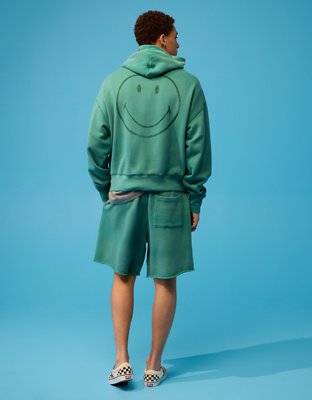 AE | Smiley® Graphic Fleece Sweatshirt | American Eagle