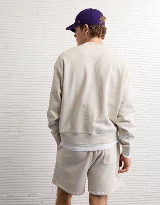 Мужская толстовка American Eagle AE LSU Tigers Graphic, цвет: Меланжевый морозный — фото 2