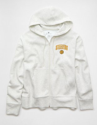 AE 24/7 NFL Pittsburgh Steelers Graphic Zip-Up Hoodie