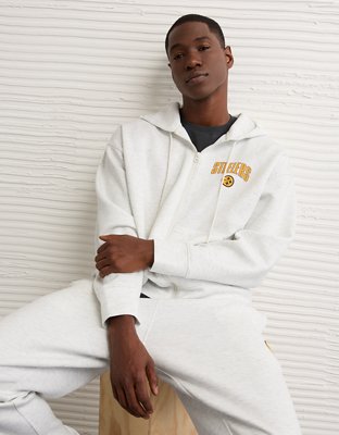 AE 24/7 NFL Pittsburgh Steelers Graphic Zip-Up Hoodie