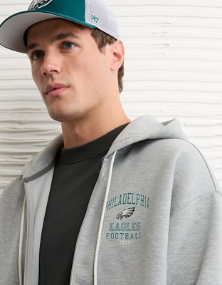 AE 24/7 NFL Philadelphia Eagles Graphic Zip-Up Hoodie