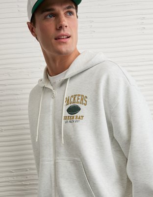 AE 24/7 NFL Green Bay Packers Graphic Zip-Up Hoodie