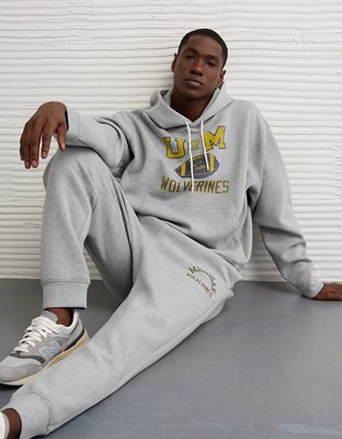 AE 24/7 Michigan Wolverines Graphic Hoodie