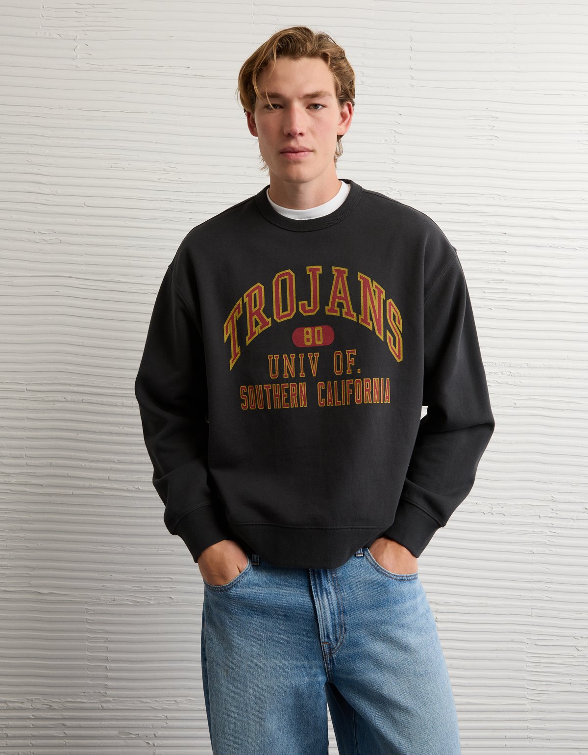 AE USC Trojans Graphic Sweatshirt - image 5