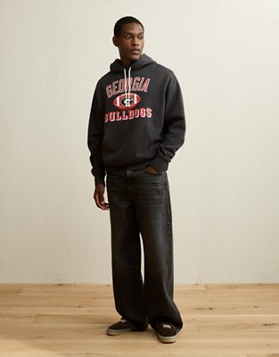 AE Laidback Luxe Georgia Bulldogs Graphic Hoodie
