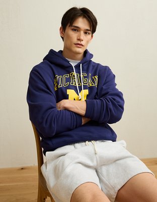 AE Laidback Luxe Michigan Wolverines Graphic Hoodie