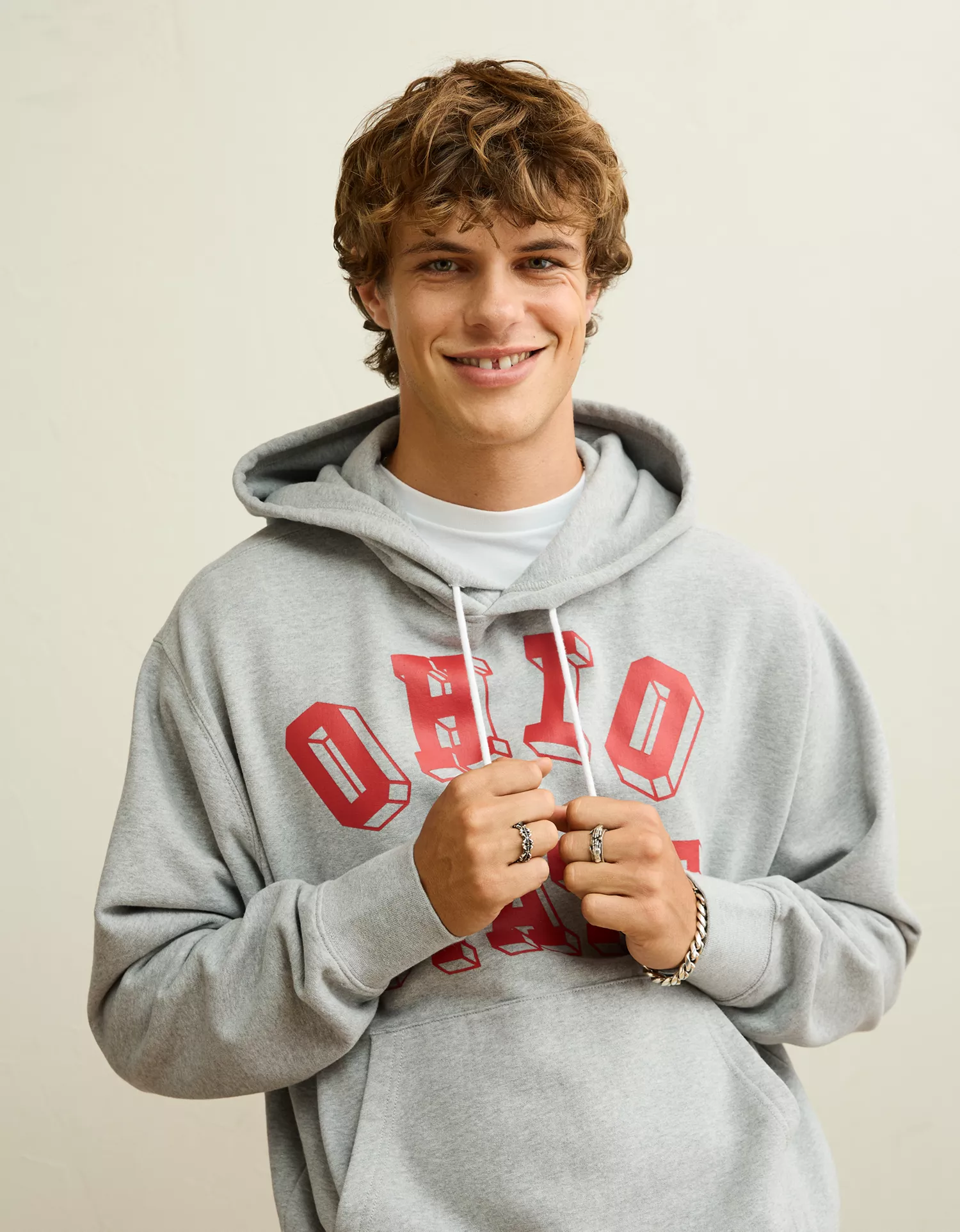 AE Laidback Luxe Ohio State Buckeyes Graphic Hoodie - thumbnail 6