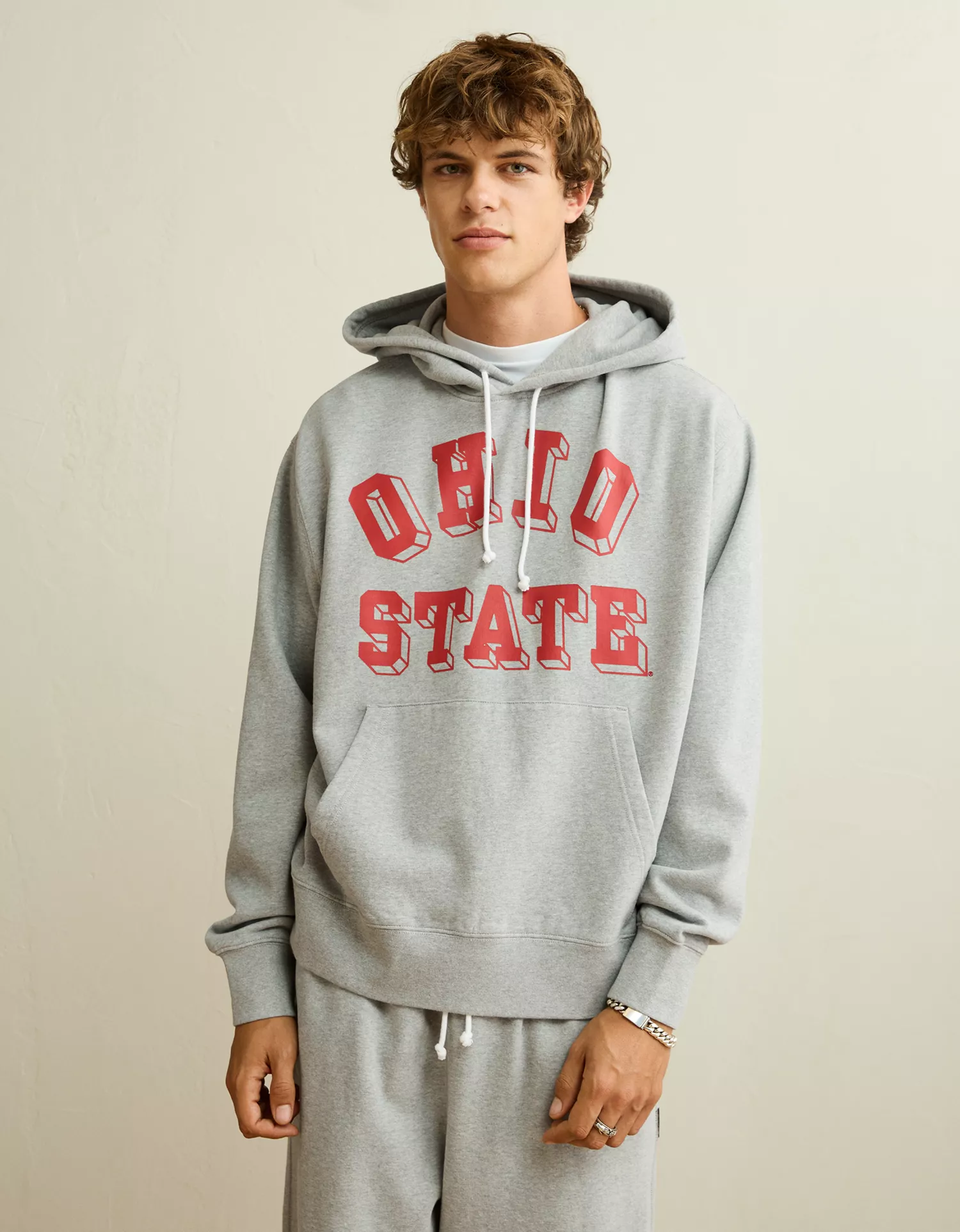 AE Laidback Luxe Ohio State Buckeyes Graphic Hoodie