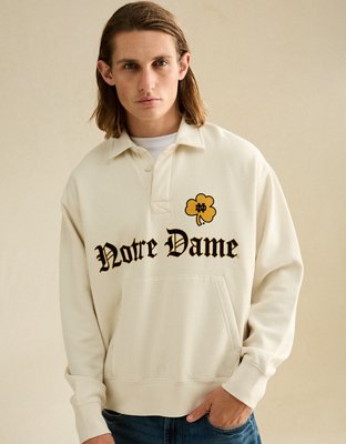 AE Notre Dame Graphic Rugby Sweatshirt