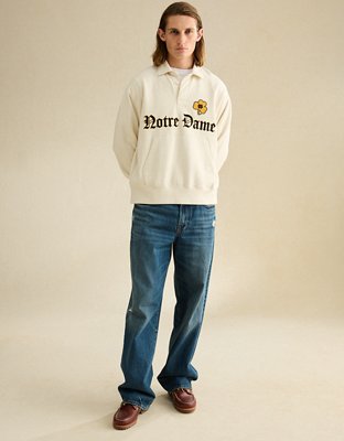 AE Notre Dame Graphic Rugby Sweatshirt