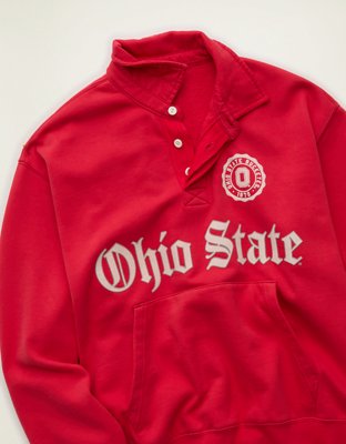 AE Ohio State Buckeyes Graphic Rugby Sweatshirt