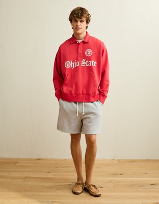 AE Ohio State Buckeyes Graphic Rugby Sweatshirt