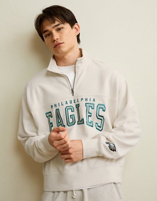 NFL Philadelphia Eagles Graphic Quarter-Zip Sweatshirt