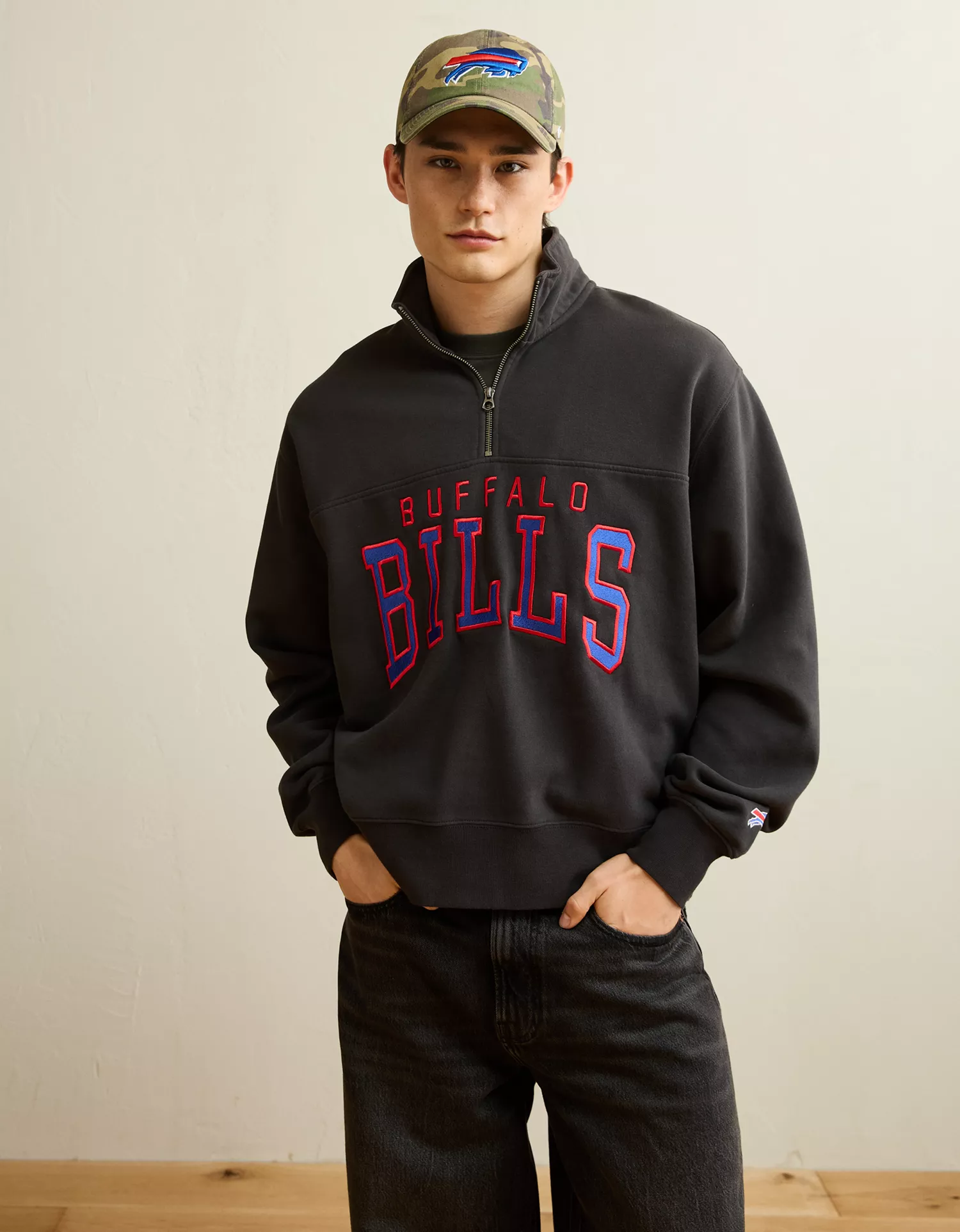 NFL Buffalo Bills Graphic Quarter-Zip Sweatshirt - thumbnail 8