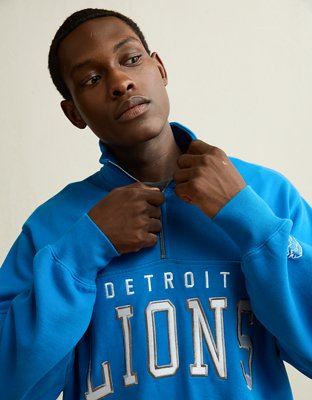 NFL Detroit Lions Graphic Quarter-Zip Sweatshirt