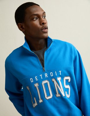 NFL Detroit Lions Graphic Quarter-Zip Sweatshirt