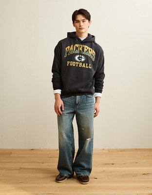 NFL Laidback Luxe Green Bay Packers Graphic Hoodie