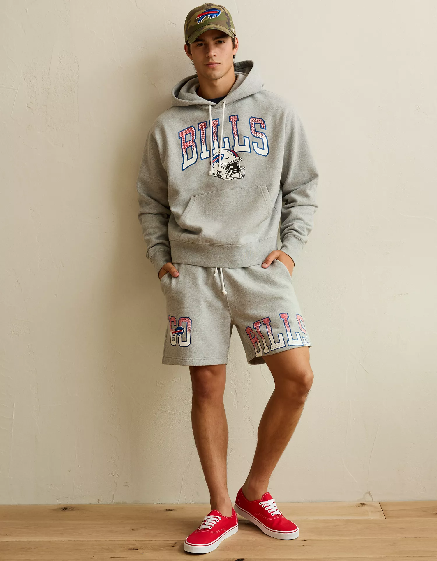 NFL Laidback Luxe Buffalo Bills Graphic Hoodie