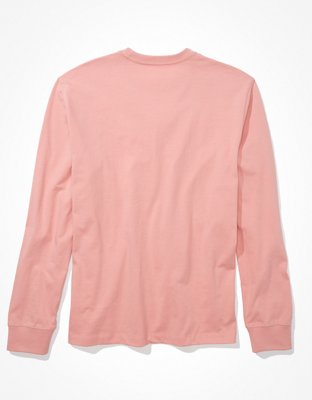 Мужские футболки American Eagle AE Super Soft Long Sleeve Coke T-Shirt — фото 4