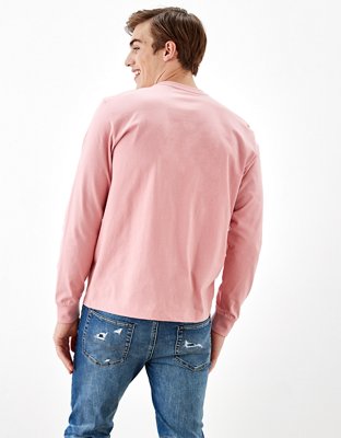 Мужские футболки American Eagle AE Super Soft Long Sleeve Coke T-Shirt — фото 3