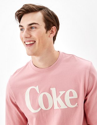 Мужские футболки American Eagle AE Super Soft Long Sleeve Coke T-Shirt — фото 5