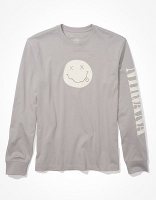 Мужские футболки American Eagle AE Nirvana Graphic T-Shirt — фото 5