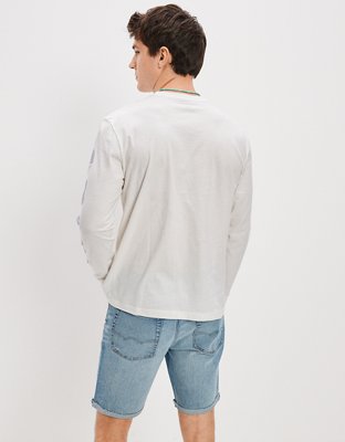 Мужские футболки American Eagle AE Snoopy Graphic Long-Sleeve T-Shirt — фото 3