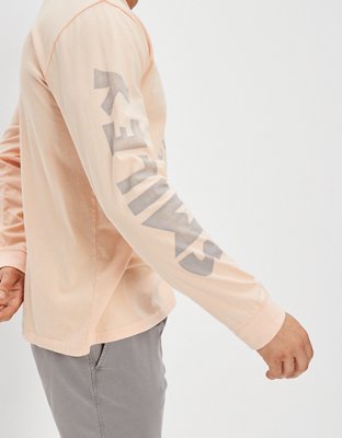 Мужские футболки American Eagle AE Smiley Long-Sleeve Graphic T-Shirt — фото 5