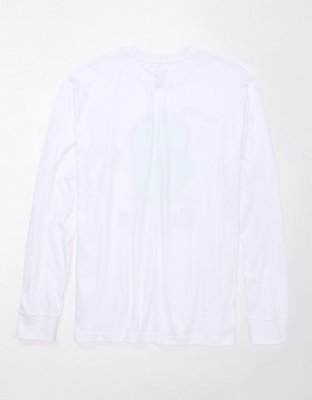 AE Long-Sleeve Logo Graphic T-Shirt