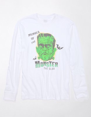 AE Long-Sleeve Logo Graphic T-Shirt