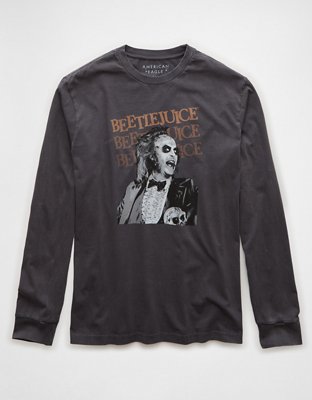 Мужские футболки American Eagle AE Beetlejuice Long-Sleeve Graphic T-Shirt — фото 4