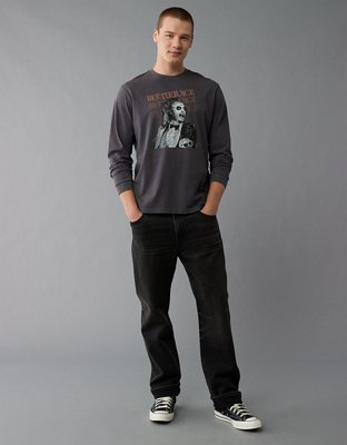Мужские футболки American Eagle AE Beetlejuice Long-Sleeve Graphic T-Shirt — фото 3