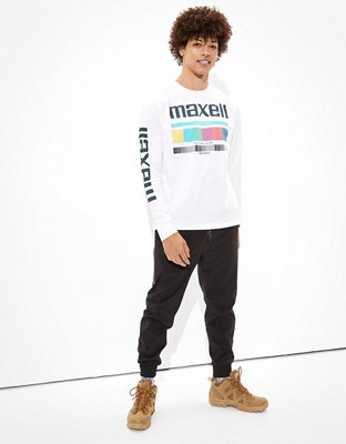 Мужские футболки American Eagle Tailgate Men's Long-Sleeve Maxell Graphic T-Shirt — фото 2