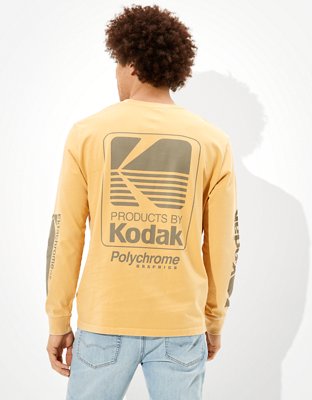 Мужские футболки American Eagle Tailgate Men's Long-Sleeve Kodak Graphic T-Shirt — фото 4