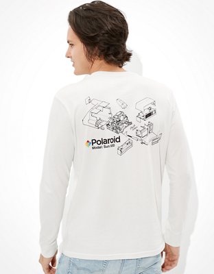 Мужские футболки American Eagle Tailgate Men's Long-Sleeve Polaroid Graphic T-Shirt — фото 4