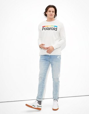 Мужские футболки American Eagle Tailgate Men's Long-Sleeve Polaroid Graphic T-Shirt — фото 2
