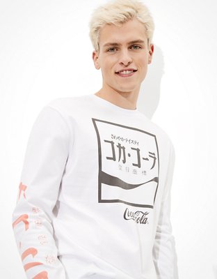 Мужские футболки American Eagle Tailgate Men's Coca Cola Long-Sleeve Graphic T-Shirt — фото 2