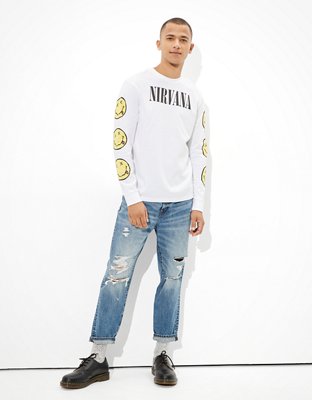 Мужские футболки American Eagle Tailgate Men's Nirvana Long-Sleeve Graphic T-Shirt — фото 4
