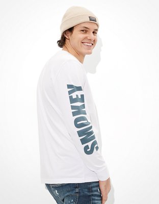 Мужские футболки American Eagle Tailgate Men's Smokey The Bear Long-Sleeve T-Shirt — фото 3