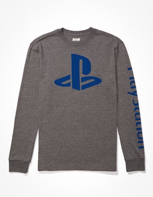 Tailgate Men's Playstation Long-Sleeve Graphic T-Shirt