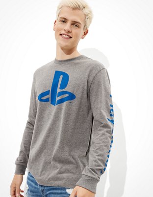 Мужские футболки American Eagle Tailgate Men's Playstation Long-Sleeve Graphic T-Shirt — фото 2