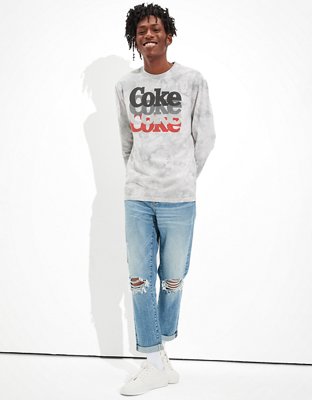 Tailgate Men's Coke Long-Sleeve Graphic T-Shirt