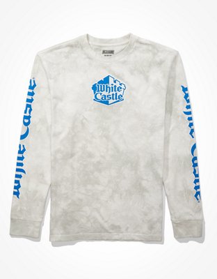Tailgate Men's White Castle Tie Dye T-Shirt